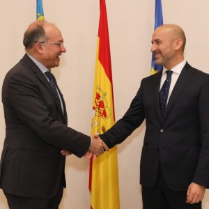 Roberto Raimondi e Joan Calabuig Rull, segretario del Governo di Valencia